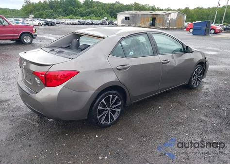 2017 Toyota Corolla Se из США, поврежденный, VIN 2T1BURHE9HC870798